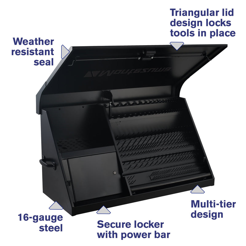 Montezuma DX411FB | 41 x 18 in. Steel Triangle® Toolbox
