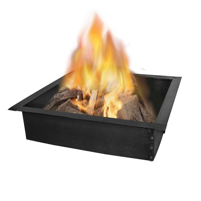Heavy Gauge 36 in. Square x 10 in. High Fire Ring