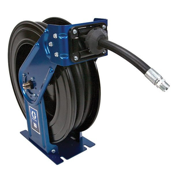 Hose reel complete with 30 or 50 metre Airless tube with quick coupling