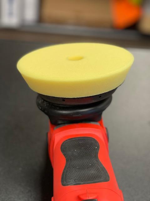 5.2" Medium Foam Polishing Pad - Yellow