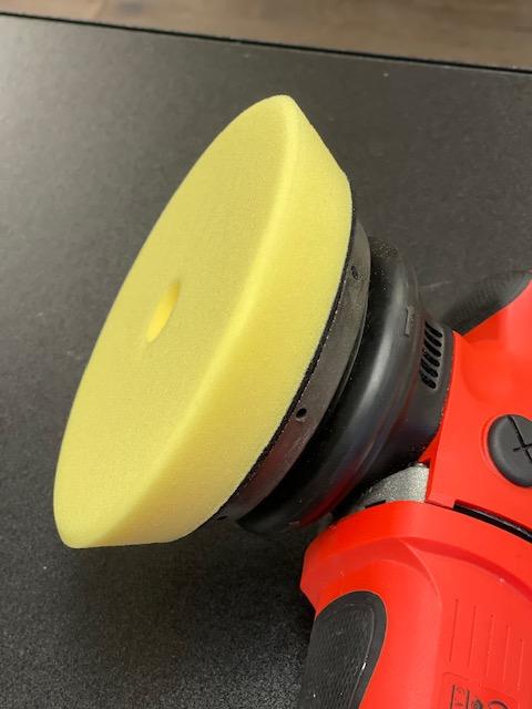 5.2" Medium Foam Polishing Pad - Yellow