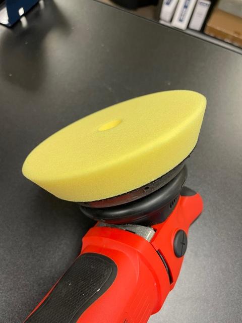 5.2" Medium Foam Polishing Pad - Yellow