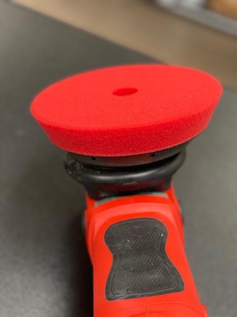 5.2" Ultra Fine Foam Finishing Pad - Red