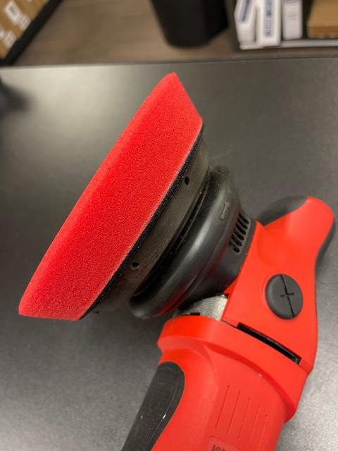 5.2" Ultra Fine Foam Finishing Pad - Red