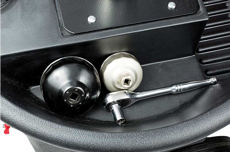 Waste OIl Tank with Tool Storage