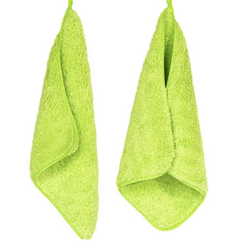 Green Monster Microfiber Towel, Set of 2