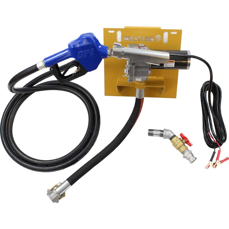 Western Global 12 Volt DC, 15 GPM Standard Pump Kit for TransCube and FuelCube Tanks