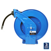 Retractable M3 Industrial Grade Oil Reel, Standard Retraction, 1/2” x 50 ft – 3 Years Warranty