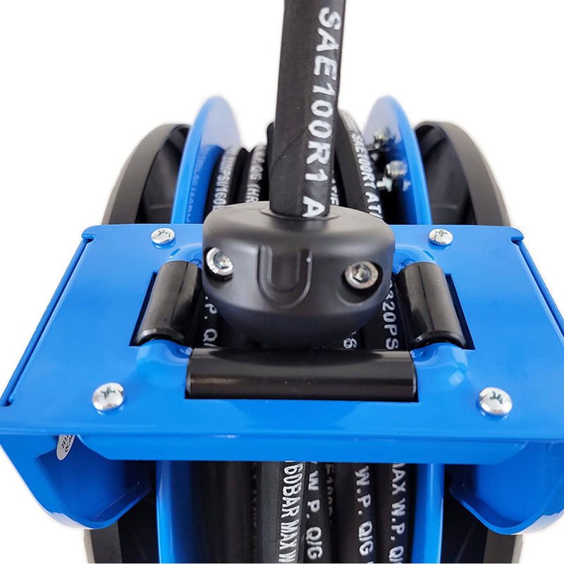 Retractable M3 Heavy Duty Slow Retraction with cover Oil Hose Reel ½” x 50 ft – Macnaught