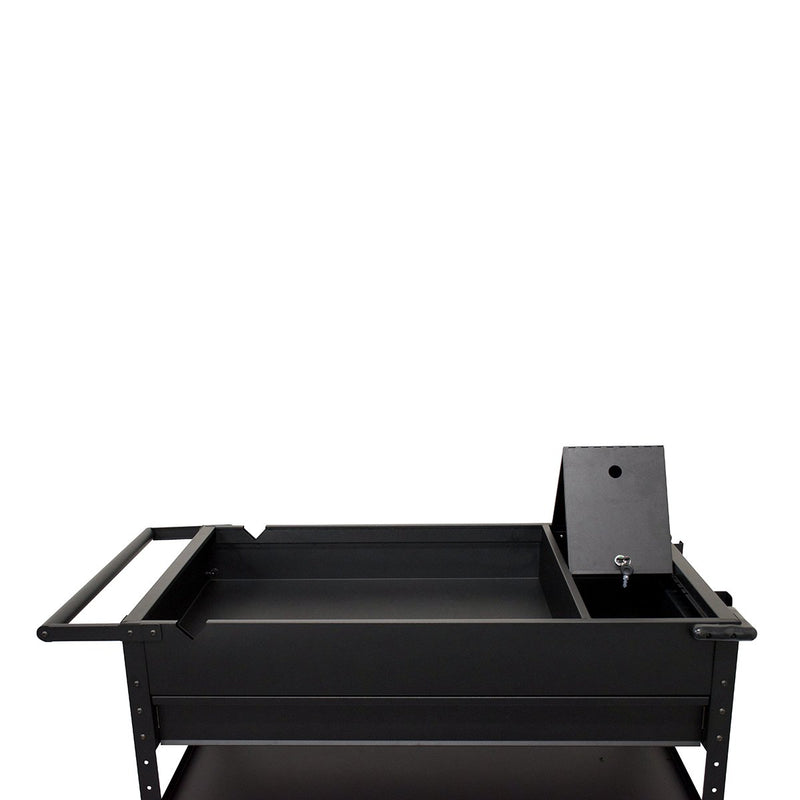 Montezuma MUC4039B | 40 in. Mobile Work Cart with Power Tool Holder