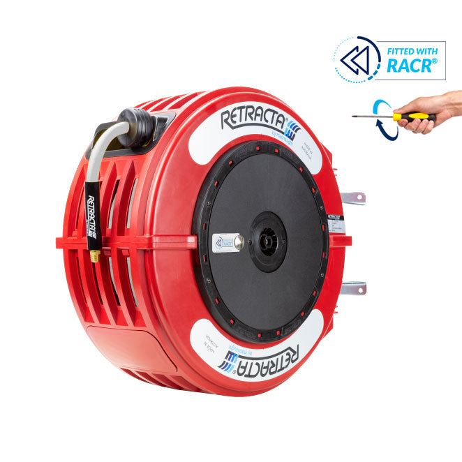 Macnaught USA Retractable Hose Reel for Hot Water