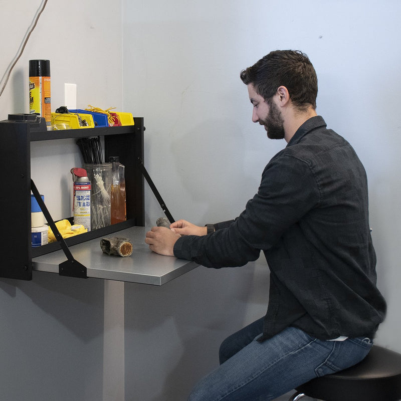 Montezuma MFS3219B | Fold Down Workstation