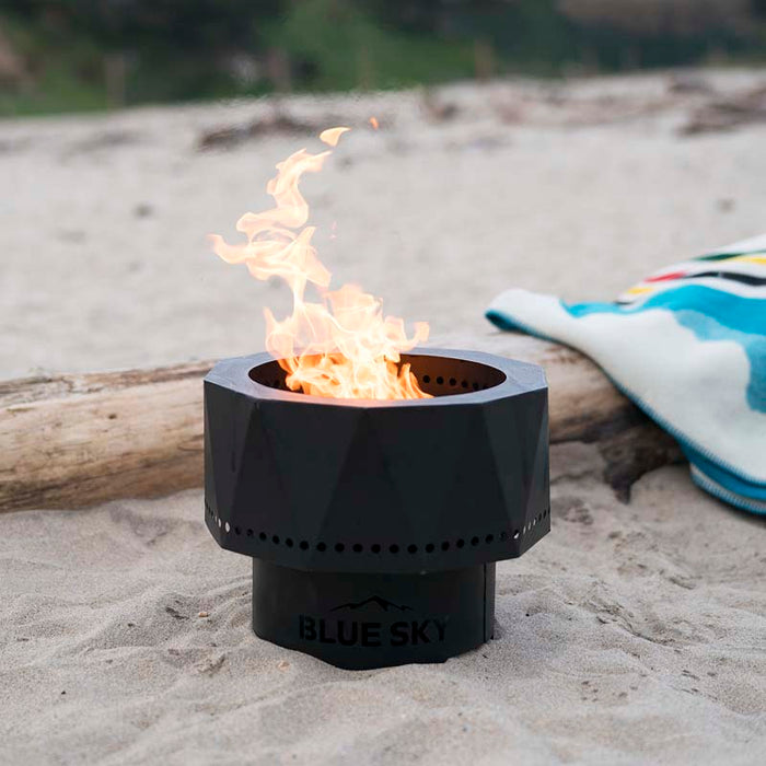 The Ridge Smokeless Portable Fire Pit with Carry Bag