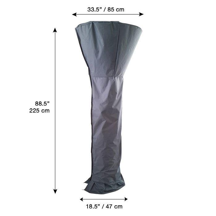 Dimensions for Protective Cover for Patio Heater