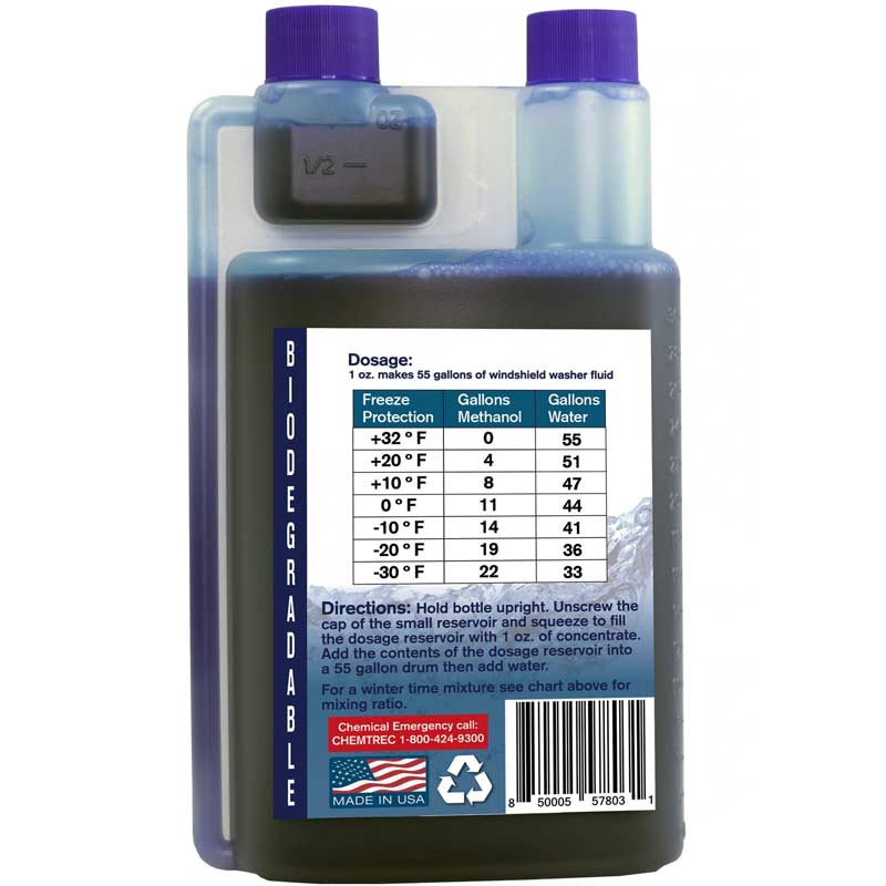 32 oz. Biodegradable Washer Fluid Concentrate