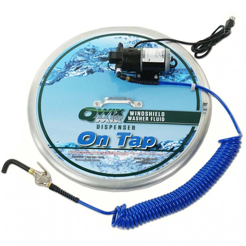 QwikMix Washer Fluid Drum Dispenser (Pump, Lid, Downtube)