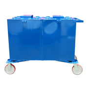 75 Gallon Each (2-Fluid) Steel Tank on Casters