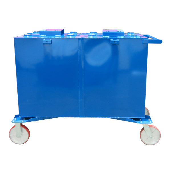 75 Gallon Each (2-Fluid) Steel Tank on Casters