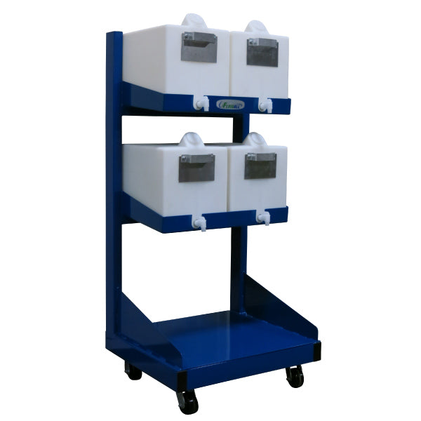 Fluid Storage Racks Organize Small Fluid Storage | 4 Mobile 15 Gal Rack Tanks | Proformance ...