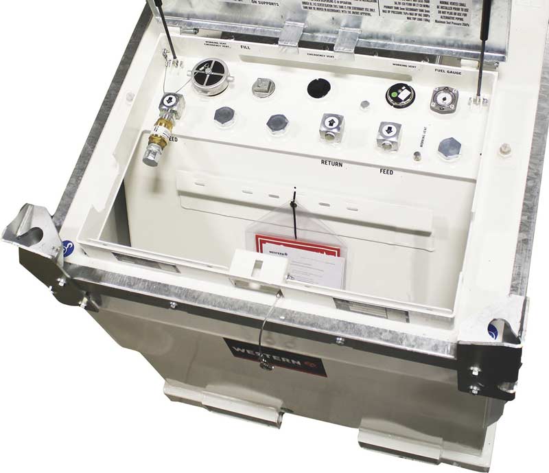 Inside the TCGWN0020 TransCube Fuel Tank Cabinet