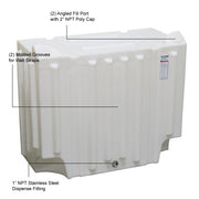 wall-stacker oil tank dimensions