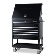 Montezuma portable triangle toolbox with utility cart
