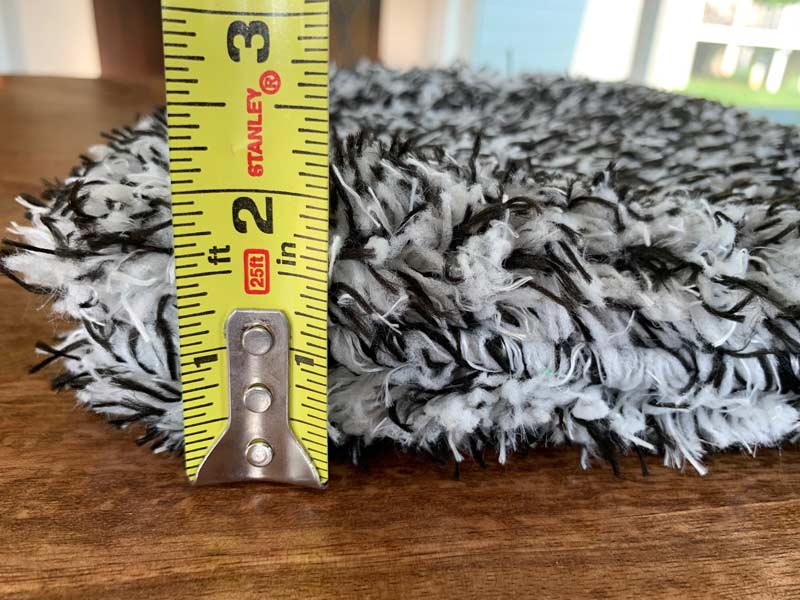 thick washing pad for vehicles