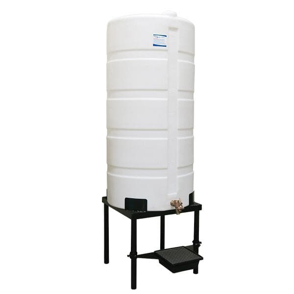 205 Gallon Cylindrical Vertical Tank with Gravity Feed System