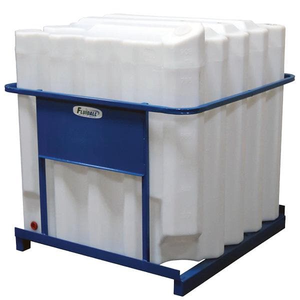 240 Gallon Caged Tank for oil coolant or diesel exhaust fluid