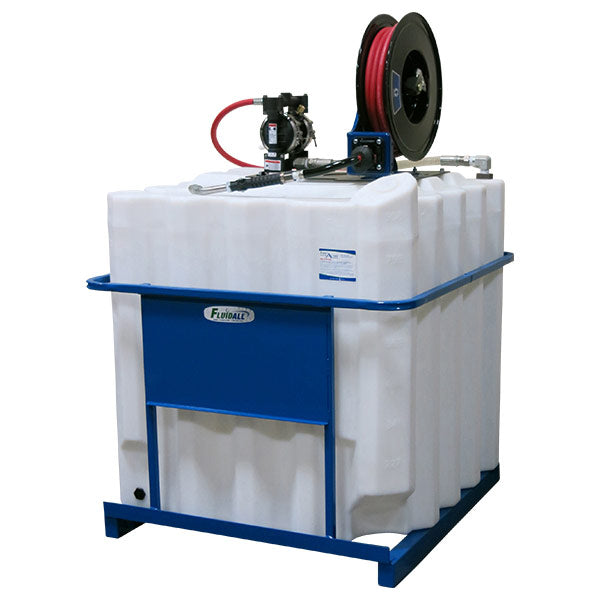 180 Gallon Caged (COOLANT) Tank Package with Graco Dispense Equipment