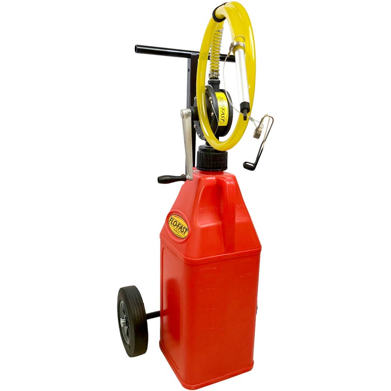 10.5 Gallon FLO-FAST Professional Compact Versa Cart System (Red)