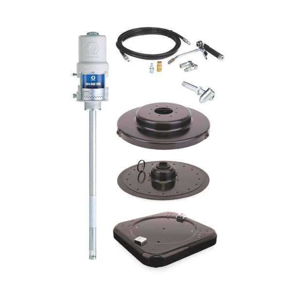 Graco 225006 | Fire-Ball 300 Series - 120 Lb 50:1 Grease Package (Mobile Caster Base)
