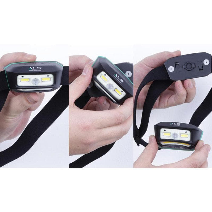 250 Lumen Detachable & Rechargeable Sensor LED Head Lamp