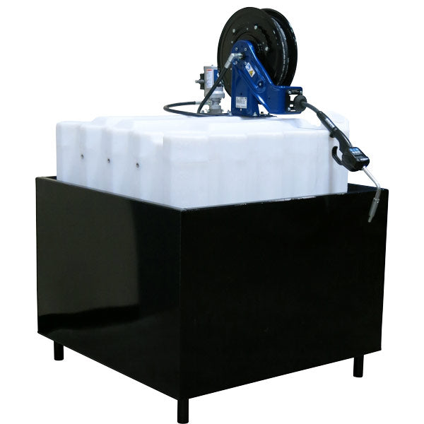 180 Gallon Caged (OIL) Tank with Containment