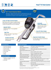 SDP8 Preset Meter Specifications