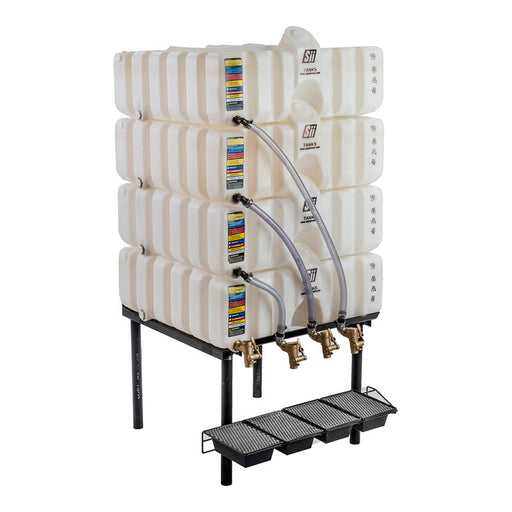 60/60/60/60 Gallon Cubetainer Gravity Feed System