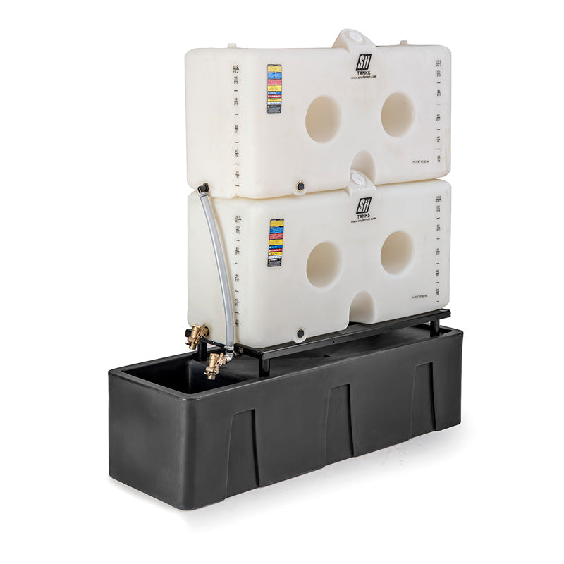 120/120 Gallon Slimtainer Gravity Feed System w/ Containment