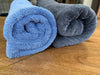 Blue and Gray Sucker Edgeless Towels