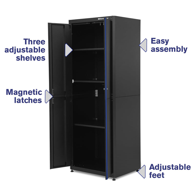 Montezuma BKMG3024TBC 2-Door Tall Cabinet