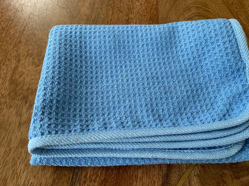 DI Microfiber Waffle Weave Drying Towel - 16 x 24 - Detailed Image