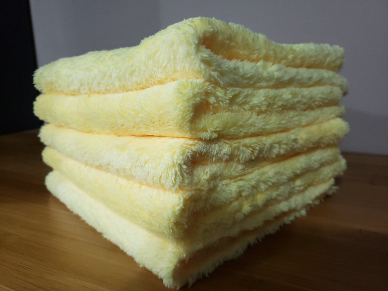 yellow microfiber jack towels, 5 pack